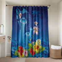 Fiji Jellyfish Bathroom Set Tapa Patterns and Hibiscus Sea Vibe