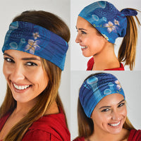 Fiji Jellyfish Neck Gaiter Tapa Patterns and Hibiscus Sea Vibe
