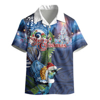 New Zealand Merry Christmas Kid Hawaiian Shirt Maori Tribal Pattern with Xmas Tui Bird LT03 - Polynesian Pride