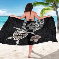 Hawaiian and Japanese Together Sarong Japanese Culture and Turtle Kakau Tattoo Black Color LT03 - Polynesian Pride