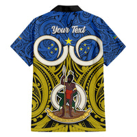 Personalised Vanuatu Tafea Province Family Matching Mermaid Dress and Hawaiian Shirt Pig Tusk Mix Maori Pattern and Namele Leaf LT03 - Polynesian Pride