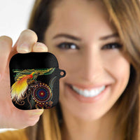 Papua New Guinea and Australia Together AirPods Case Bird of Paradise and Kangaroo Melanesian Aboriginal Motifs LT03 - Polynesian Pride