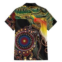 Papua New Guinea and Australia Together Family Matching Mermaid Dress and Hawaiian Shirt Bird of Paradise and Kangaroo Melanesian Aboriginal Motifs LT03 - Polynesian Pride