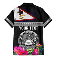 Personalized American Samoa Flag Day Family Matching Mermaid Dress and Hawaiian Shirt Tanoa and Fue mix Hibiscus Flower Polynesian Pattern LT03 - Polynesian Pride