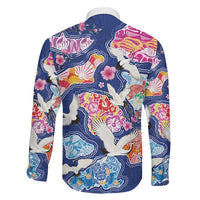 Hawaiian and Japanese Culture Together Family Matching Puletasi and Hawaiian Shirt Hawaiian Archipelago Shape Sea Animals LT03 - Polynesian Pride