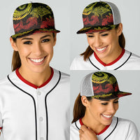 New Zealand Sea Animals with Maori Tribal Tattoo Baseball Net Cap Shark Manta Ray with Silver Fern Reggae LT03 - Polynesian Pride