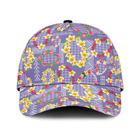 Hawaiian Leis Classic Cap Kakau Tattoos and Palaka Pastel Purple Color