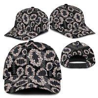 Hawaiian Leis Classic Cap Kakau Tattoos and Palaka Pastel Grayscale