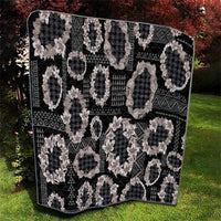 Hawaiian Leis Quilt Kakau Tattoos and Palaka Pastel Grayscale