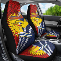 Kiribati Independence Day Car Seat Cover Polynesian and Melanesian Art Tattoo LT03 - Polynesian Pride