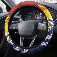 Kiribati Independence Day Steering Wheel Cover Polynesian and Melanesian Art Tattoo LT03 - Polynesian Pride