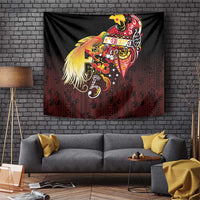 Papua New Guinea 2025 Tapestry 50th Independence Day Anniversary LT03 Red - Polynesian Pride