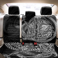 Hawaiian Whales Polynesian Art Motifs Back Car Seat Cover Black Color LT03 - Polynesian Pride
