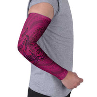 Hawaiian Whales Polynesian Art Motifs Arm Sleeves Pink Color LT03 - Polynesian Pride