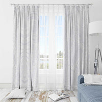 Lotu Tamaiti Samoan Art Tattoo Polynesian Pattern Window Curtain