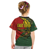 Sepik River Crocodile & Arts Festival Melanesian Pattern Kid T Shirt