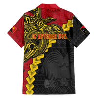 Papua New Guinea Independence Day Family Matching Tank Maxi Dress and Hawaiian Shirt Bird-of-paradise Melanesian Tattoo LT03 - Polynesian Pride
