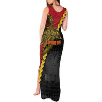 Papua New Guinea Independence Day Tank Maxi Dress Bird-of-paradise Melanesian Tattoo LT03 - Polynesian Pride