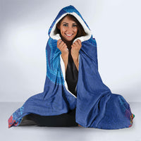 Hawaiian Funny Fruits Sea Animals Hooded Blanket Mango Reef Triggerfish and Pineapple Turtle and Mandarin Jellyfish LT03 - Polynesian Pride
