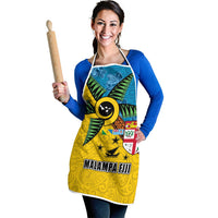 Malampa Fiji Day Apron Tapa and Melanesian Patterns with Coat of Arms LT03 - Polynesian Pride