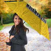 Malampa Fiji Day Umbrella Tapa and Melanesian Patterns with Coat of Arms LT03 - Polynesian Pride