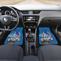 Fiji Rugby Sevens Car Mats Commemorate Gold Medal - Rio de Janeiro 2016 LT03 Set 2pcs - Front Blue - Polynesian Pride