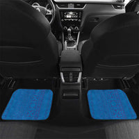 Fiji Rugby Sevens Car Mats Commemorate Gold Medal - Rio de Janeiro 2016 LT03 Set 2pcs - Back Blue - Polynesian Pride