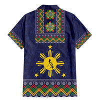 Philippines Merry Christmas Family Matching Mermaid Dress and Hawaiian Shirt Maligayang Pasko with Parol and Xmas Pattern Barong Style LT03 - Polynesian Pride