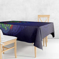 Matariki New Zealand Maori and Pohutukawa Tablecloth Galaxy Blue Sky Style LT03 - Polynesian Pride