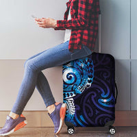 Matariki New Zealand Maori Koru Art Tattoo Luggage Cover New Year Galaxy Blue Sky Style LT03 - Polynesian Pride