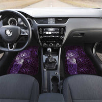 Matariki New Zealand Maori Koru Art Tattoo Car Mats New Year Galaxy Purple Sky Style