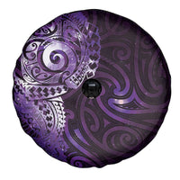 Matariki New Zealand Maori Koru Art Tattoo Spare Tire Cover New Year Galaxy Purple Sky Style LT03 - Polynesian Pride