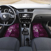 Matariki New Zealand Maori Koru Art Tattoo Car Mats New Year Galaxy Pink Sky Style