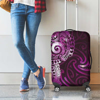 Matariki New Zealand Maori Koru Art Tattoo Luggage Cover New Year Galaxy Pink Sky Style LT03 - Polynesian Pride