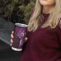 Matariki New Zealand Maori Koru Art Tattoo Tumbler Cup New Year Galaxy Pink Sky Style LT03 - Polynesian Pride