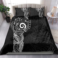 New Zealand Maori Koru Art Traditional Tattoo Bedding Set Simple Style LT03 - Polynesian Pride