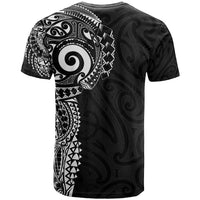New Zealand Maori Koru Art Traditional Tattoo T Shirt Simple Style
