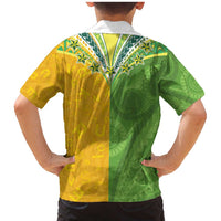 Cook Islands Language Week Family Matching Mermaid Dress and Hawaiian Shirt Tatau Pattern and Rarotongan Alphabet LT03 - Polynesian Pride