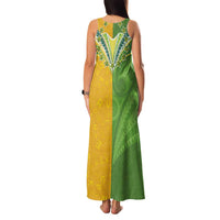 Cook Islands Language Week Family Matching Tank Maxi Dress and Hawaiian Shirt Tatau Pattern and Rarotongan Alphabet LT03 - Polynesian Pride