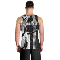 Custom Hawaii Molokai Island Men Tank Top Hawaiian King and Kakau Symbols Abstract Shoulder Tattoo LT03 - Polynesian Pride