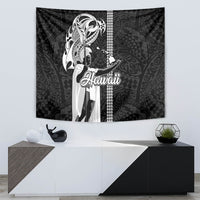 Hawaii Niihau Island Tapestry Hawaiian King and Kakau Symbols Abstract Shoulder Tattoo LT03 - Polynesian Pride
