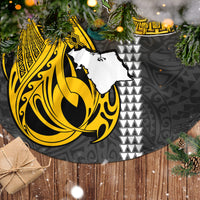 Hawaii Oahu Island Tree Skirt Hawaiian Warrior and Kakau Symbols Abstract Tattoo LT03 - Polynesian Pride