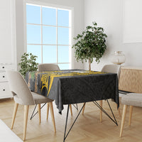 Hawaii Kahoolawe Island Tablecloth Hawaiian Warrior and Kakau Symbols Abstract Tattoo LT03 - Polynesian Pride