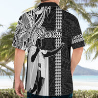 Hawaii Kahoolawe Island Hawaiian Shirt Hawaiian King and Kakau Symbols Abstract Shoulder Tattoo LT03 - Polynesian Pride