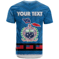 Samoa Merry Christmas T Shirt Santa Suit Style With Tatau Tattoo Pattern