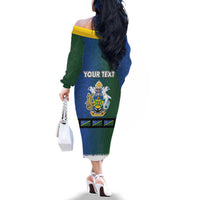 Solomon Islands Merry Christmas Family Matching Off The Shoulder Long Sleeve Dress and Hawaiian Shirt Santa Suit Style With Melanesian Pattern LT03 - Polynesian Pride