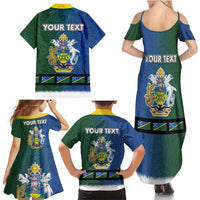 Solomon Islands Merry Christmas Family Matching Summer Maxi Dress and Hawaiian Shirt Santa Suit Style With Melanesian Pattern LT03 - Polynesian Pride