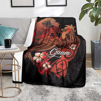 Guam Tribal Chamorro Blanket Polynesian Shark with Plumeria and Sea Vibe LT03 - Polynesian Pride