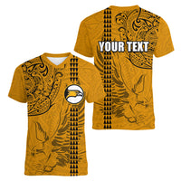 Nanakuli High and Intermediate School Women V Neck T Shirt Tribal Kakau Pattern LT03 - Polynesian Pride