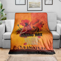 Australia and New Zealand ANZAC Day Blanket Soldiers Memories - Red Poppies with Aboriginal and Maori Art LT03 - Polynesian Pride